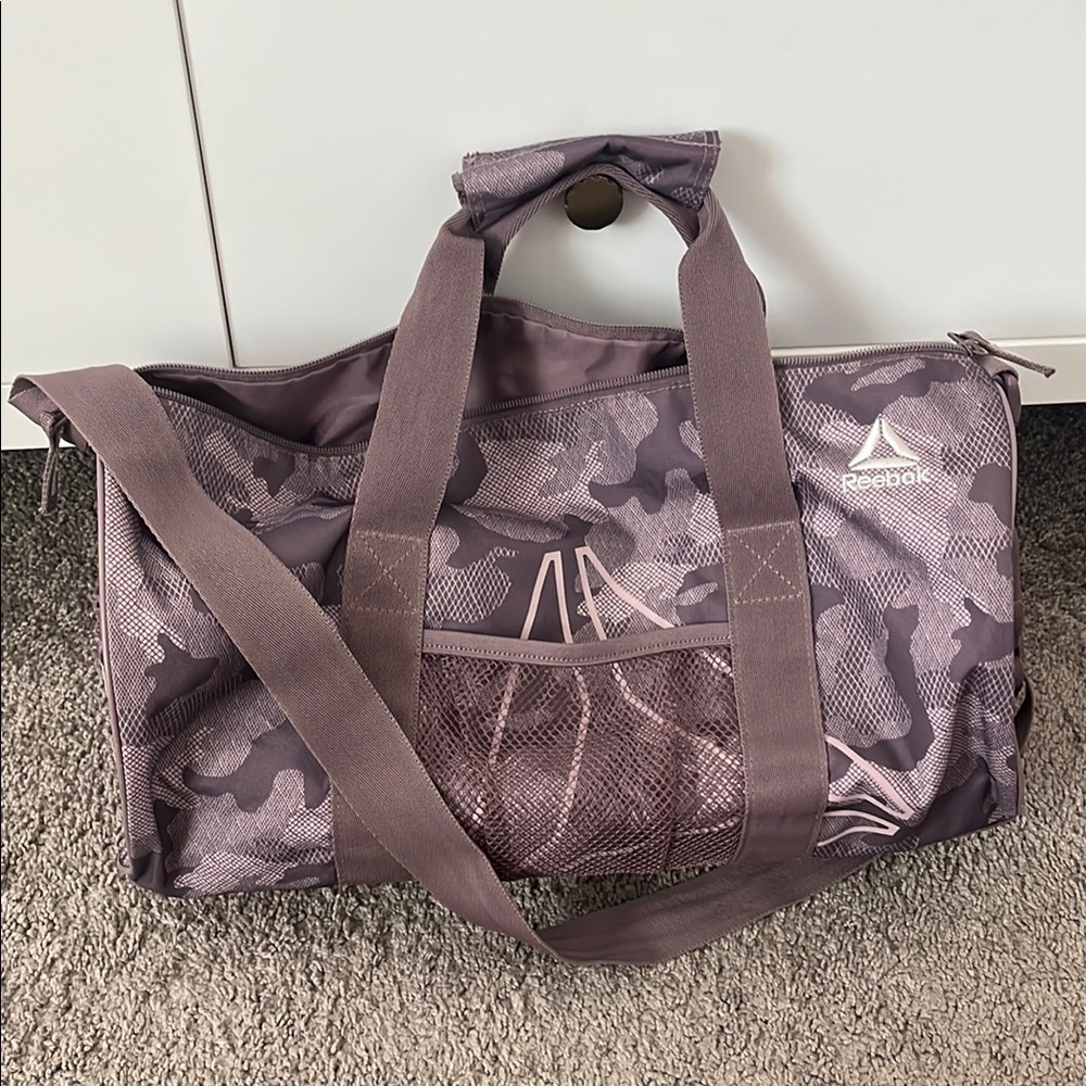 Reebok Camouflage Gray gym bag
